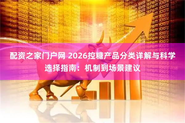 配资之家门户网 2026控糖产品分类详解与科学选择指南：机制到场景建议