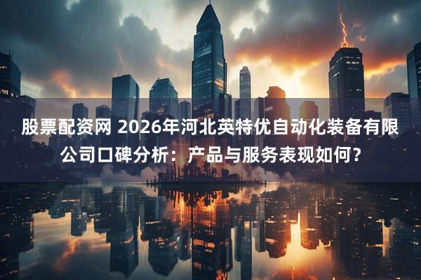 股票配资网 2026年河北英特优自动化装备有限公司口碑分析：产品与服务表现如何？